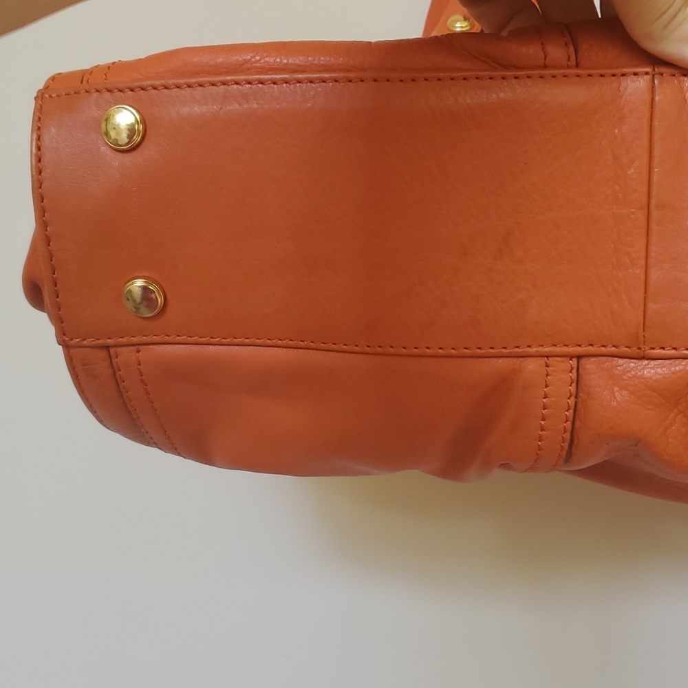 ❤️Last Chance !! B. Makowsky Genuine Leather Satchel Bag - Picture 13 of 17